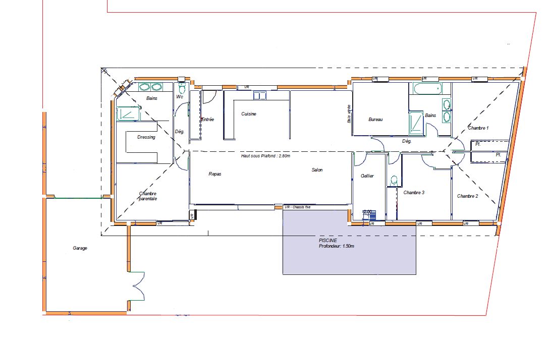 Et voici notre plan de maison dfinitif