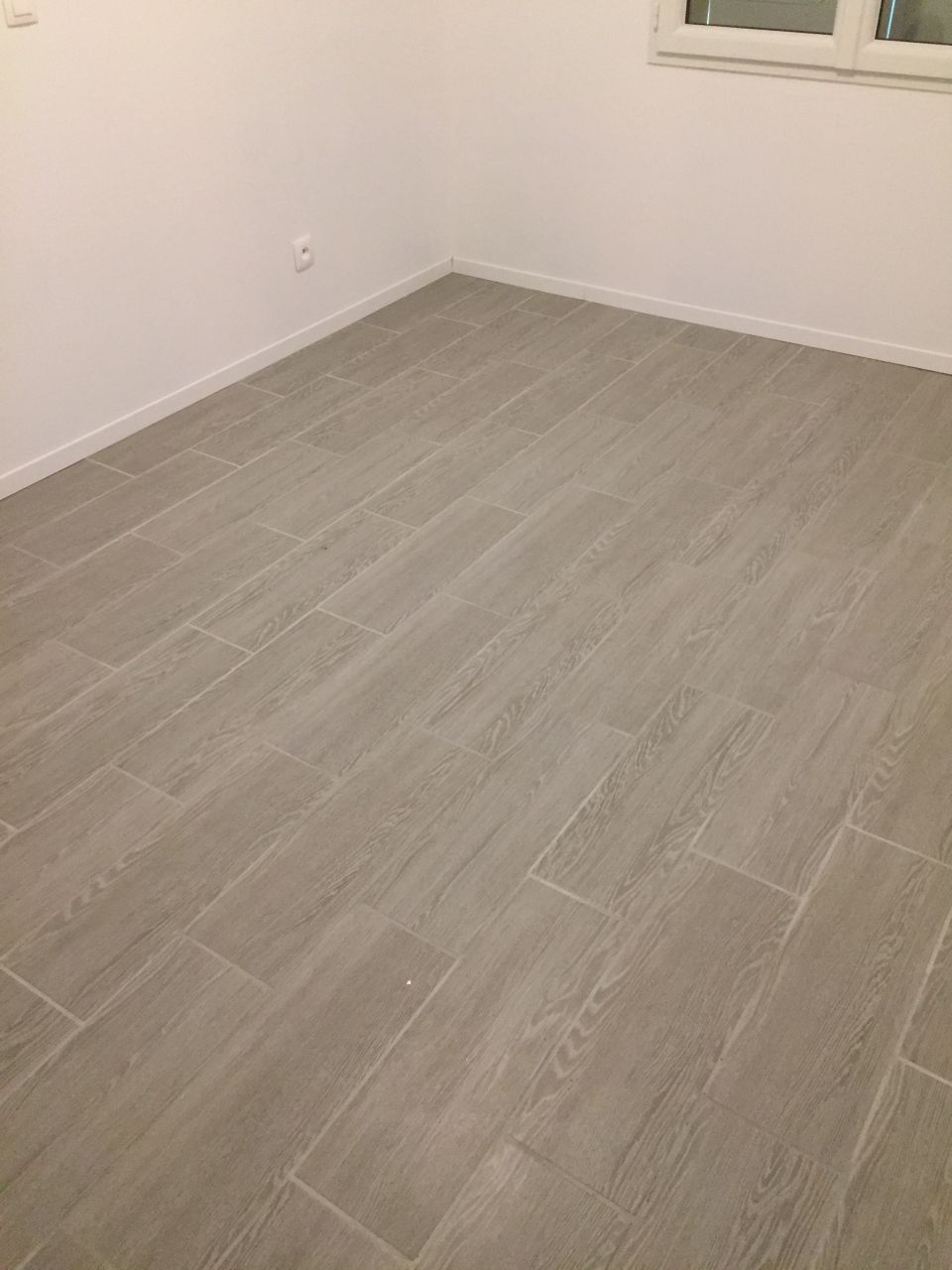 Sols des chambres terminés