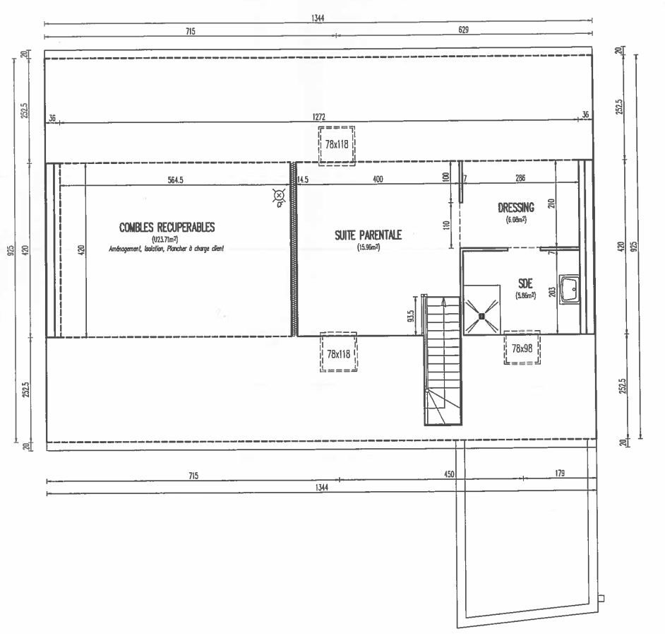 Etage sous combles - rserv aux parents