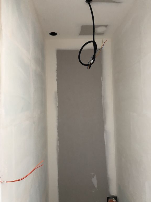 Câblage WC étage