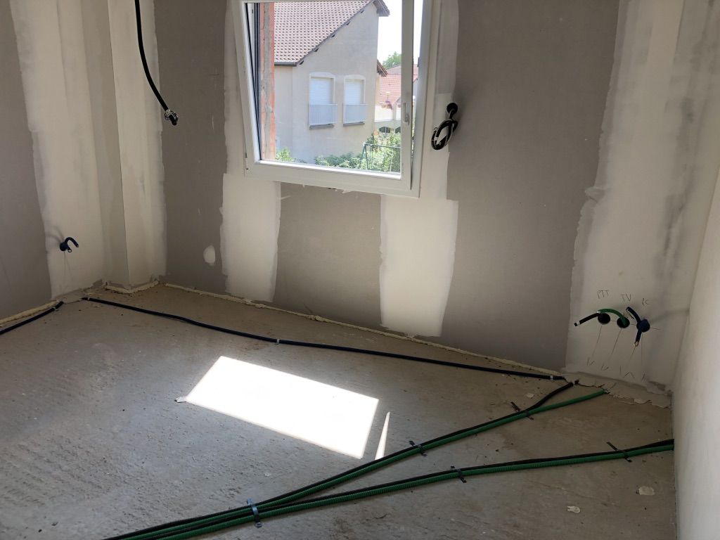 Câblage chambre 1