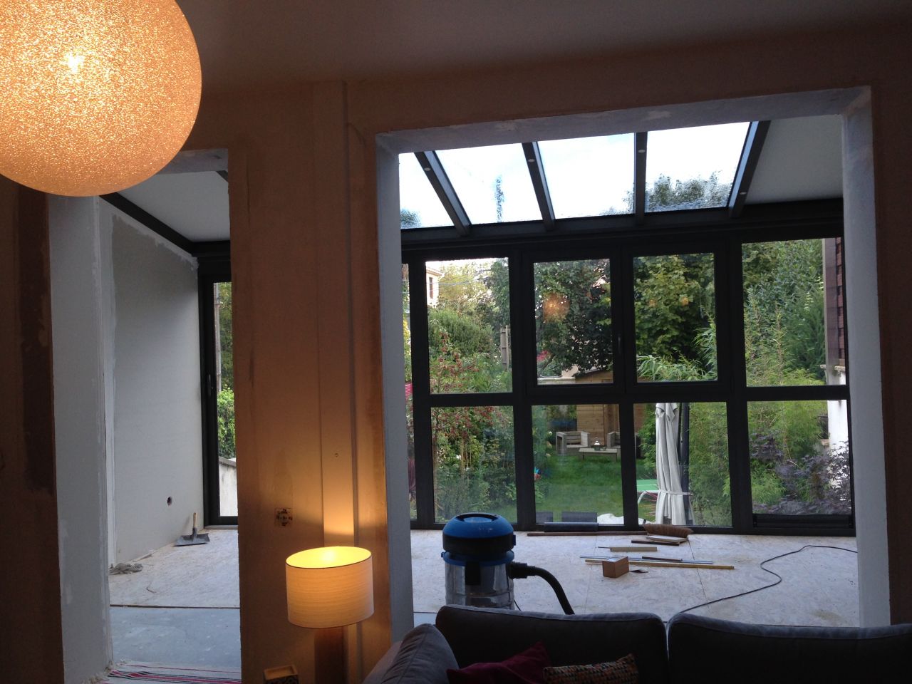 vue vers le jardin