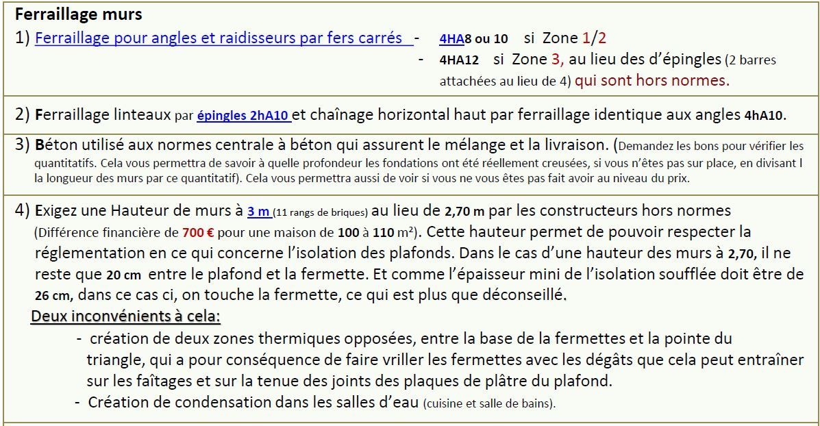 Extrait qui dcrit les sinistres en cas de non respect des hauteurs.