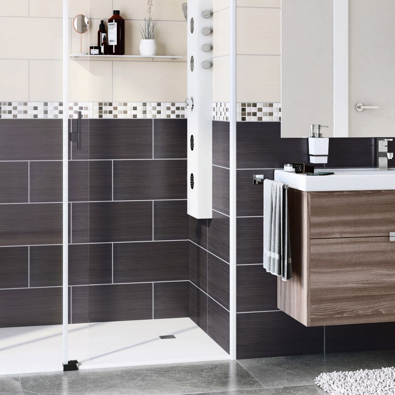 Projet faïence pour la salle de bain