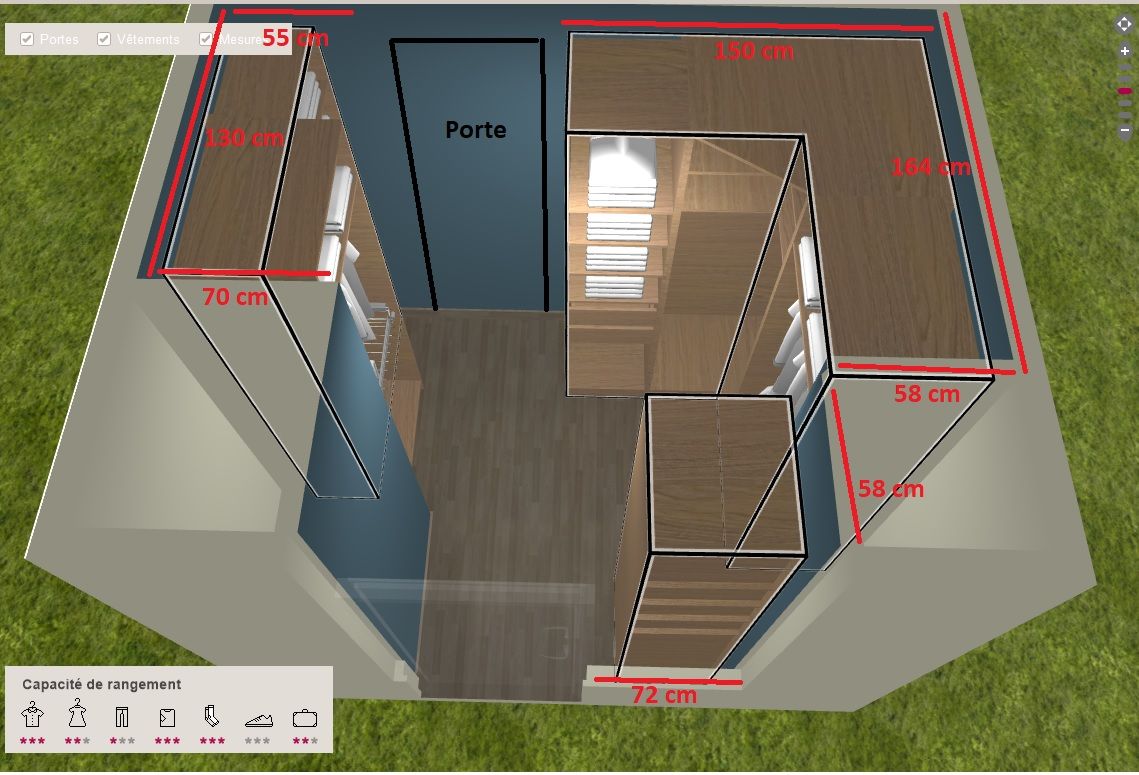 Dressing et dimensions 3D (Casto)