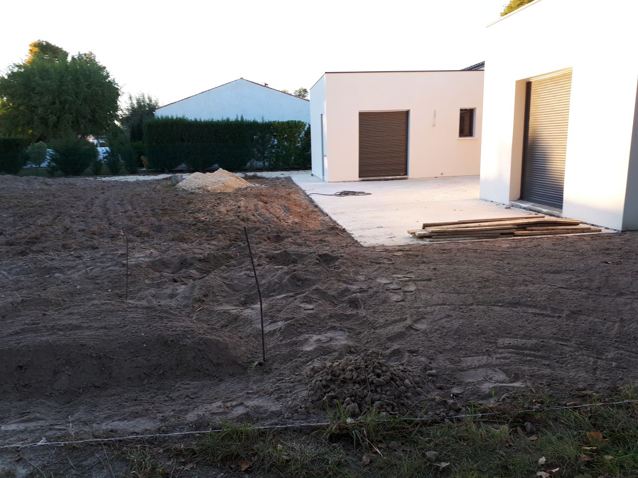 Terrain défriché