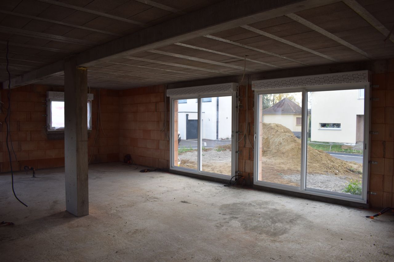 Les 2 baies vitrées de 2,40m