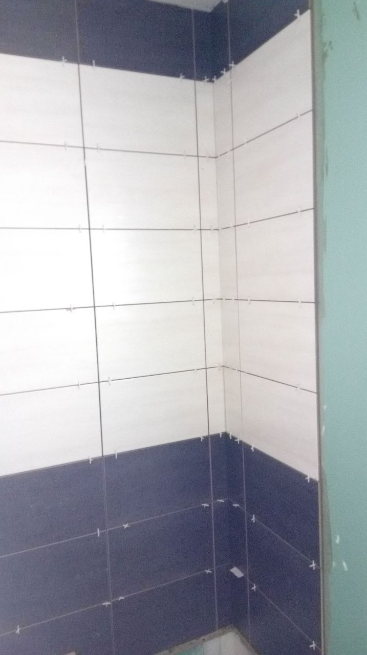 calepinage douche