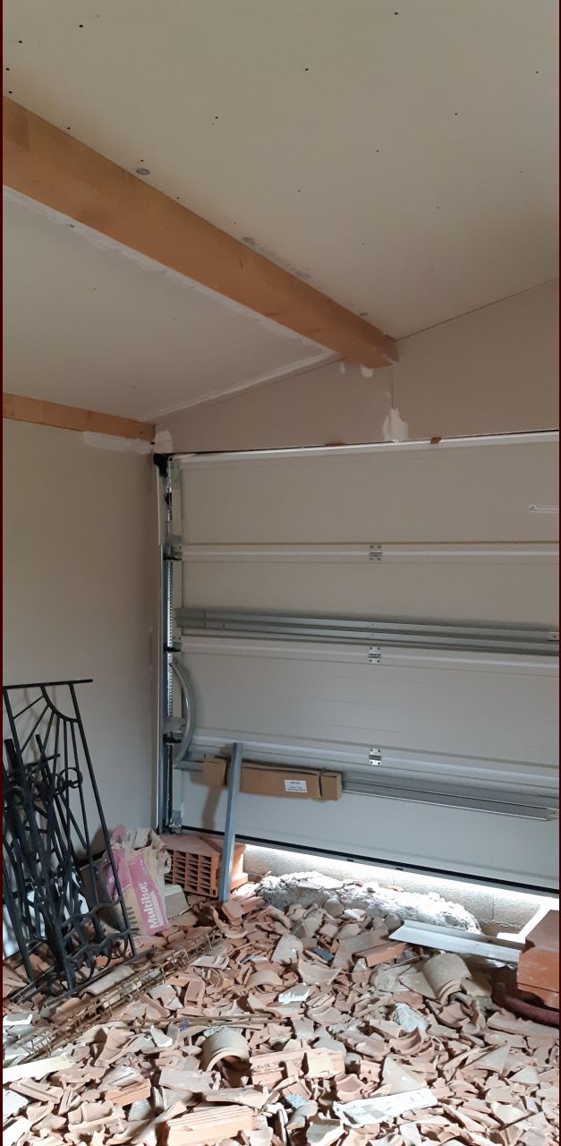 Isolation du garage (porte sectionnelle)