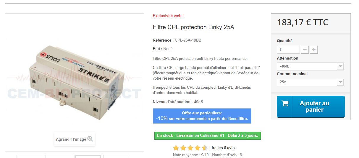 filtre anti CPL