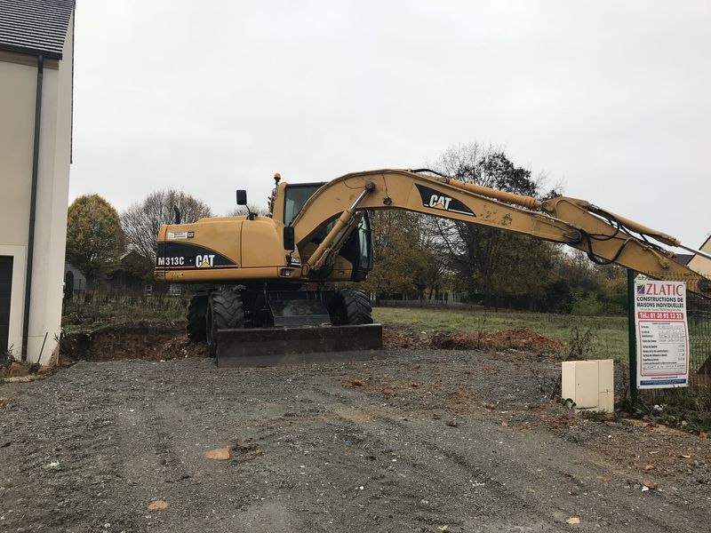 Terrassement commenc le 9 novembre 2018