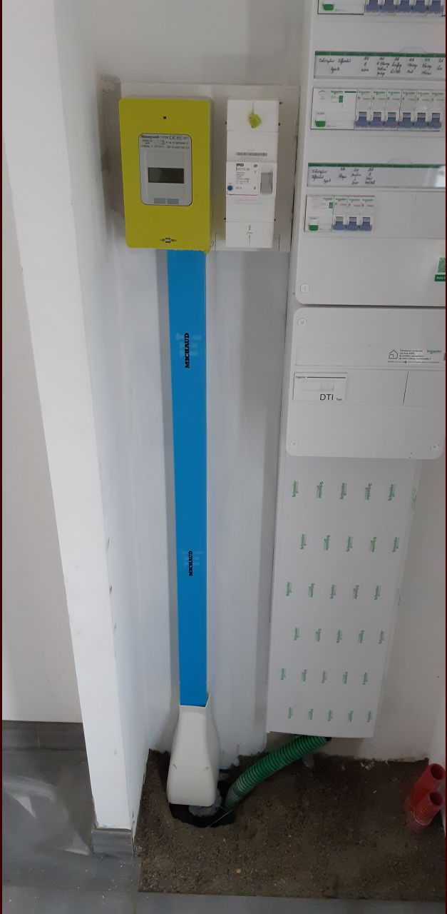 Compteur LINKY branché