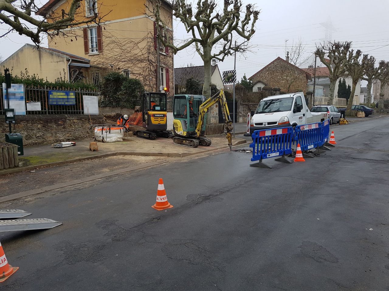 Raccordement à l'eau potable par Véolia