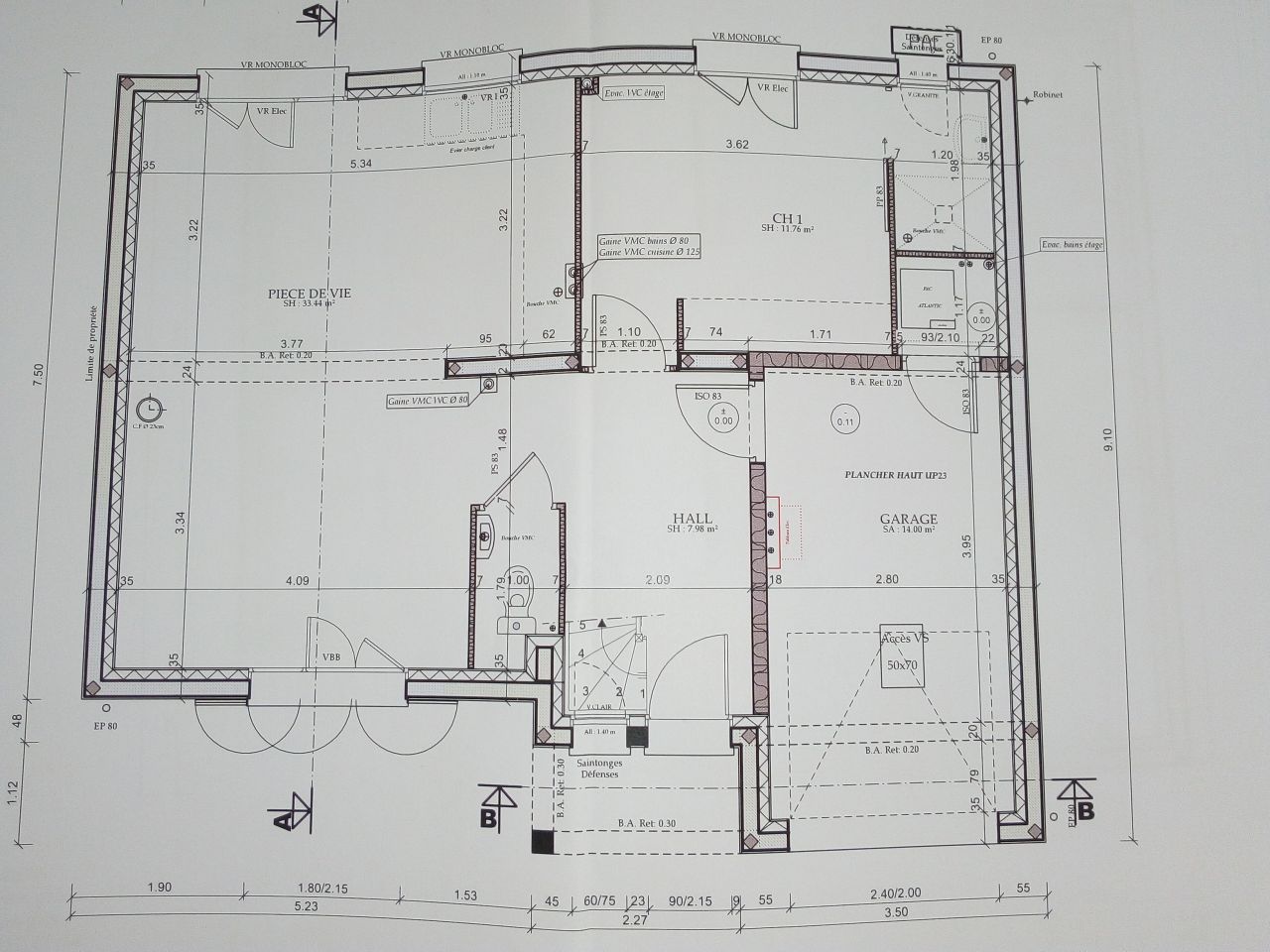 Plan Rez de Chausse