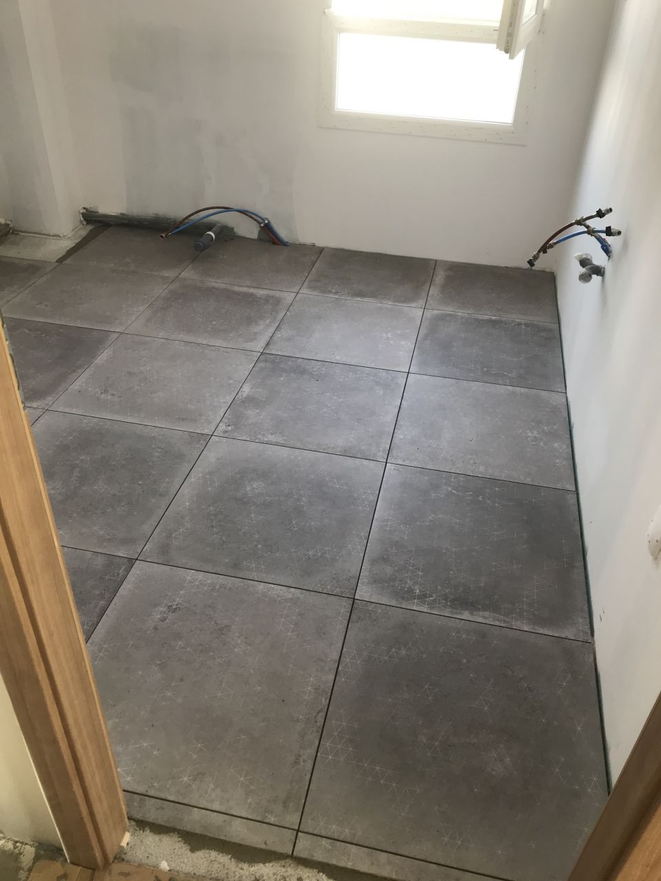 Carrelage sol SDB du haut