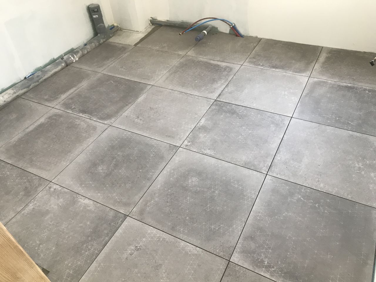Carrelage sol SDB du haut