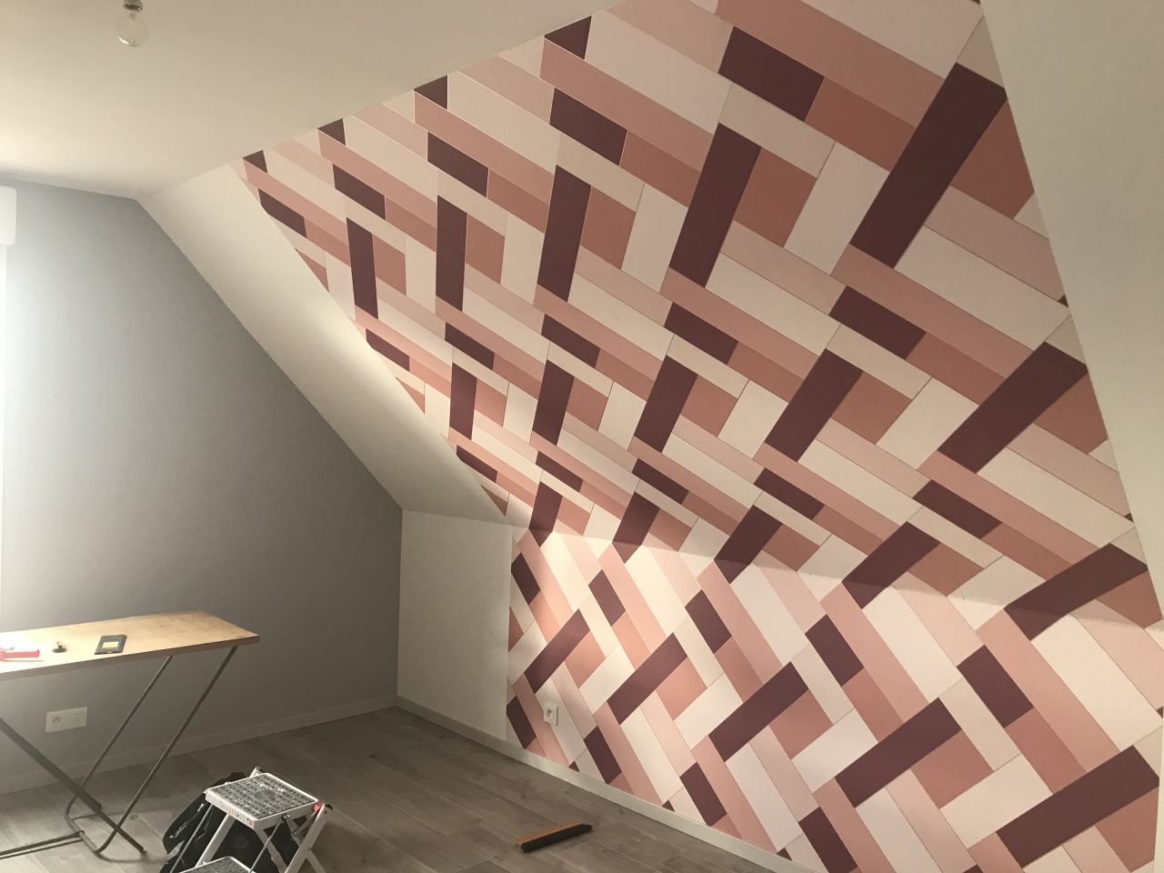 Tapisserie chambre parentale