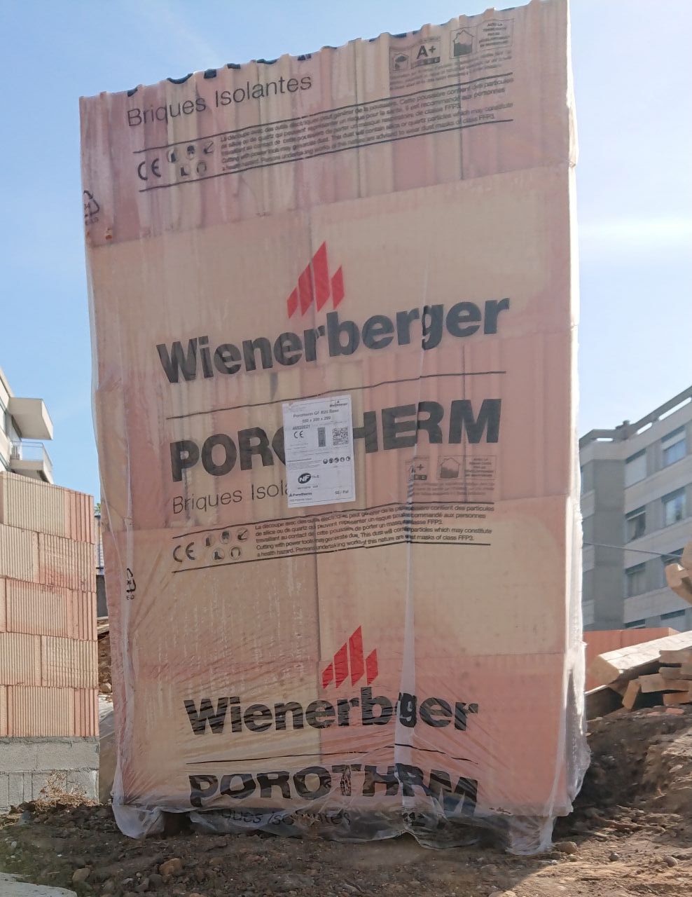 brique porotherm GRF20 de WIENBERGER