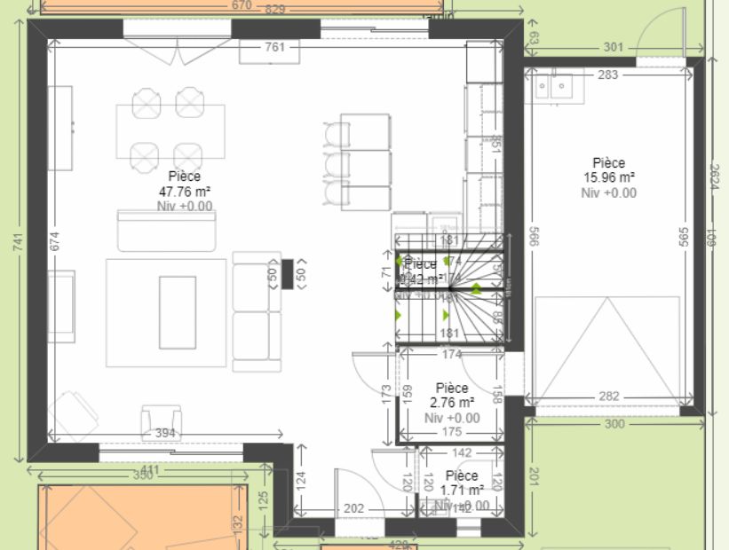 autre configuration du RDC