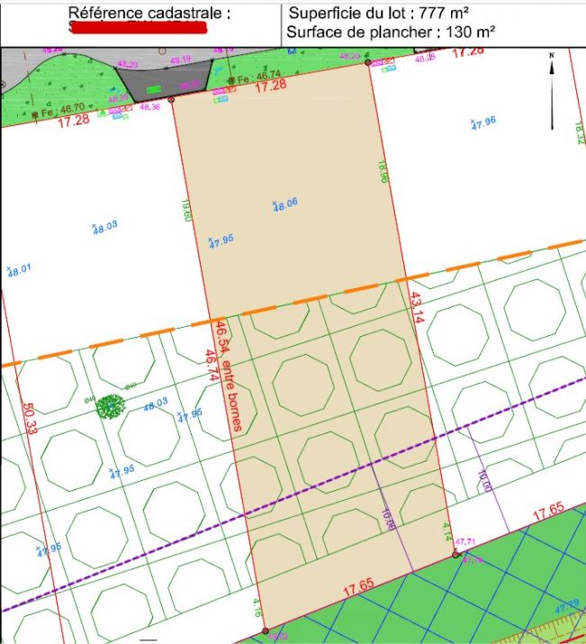 Plan terrain