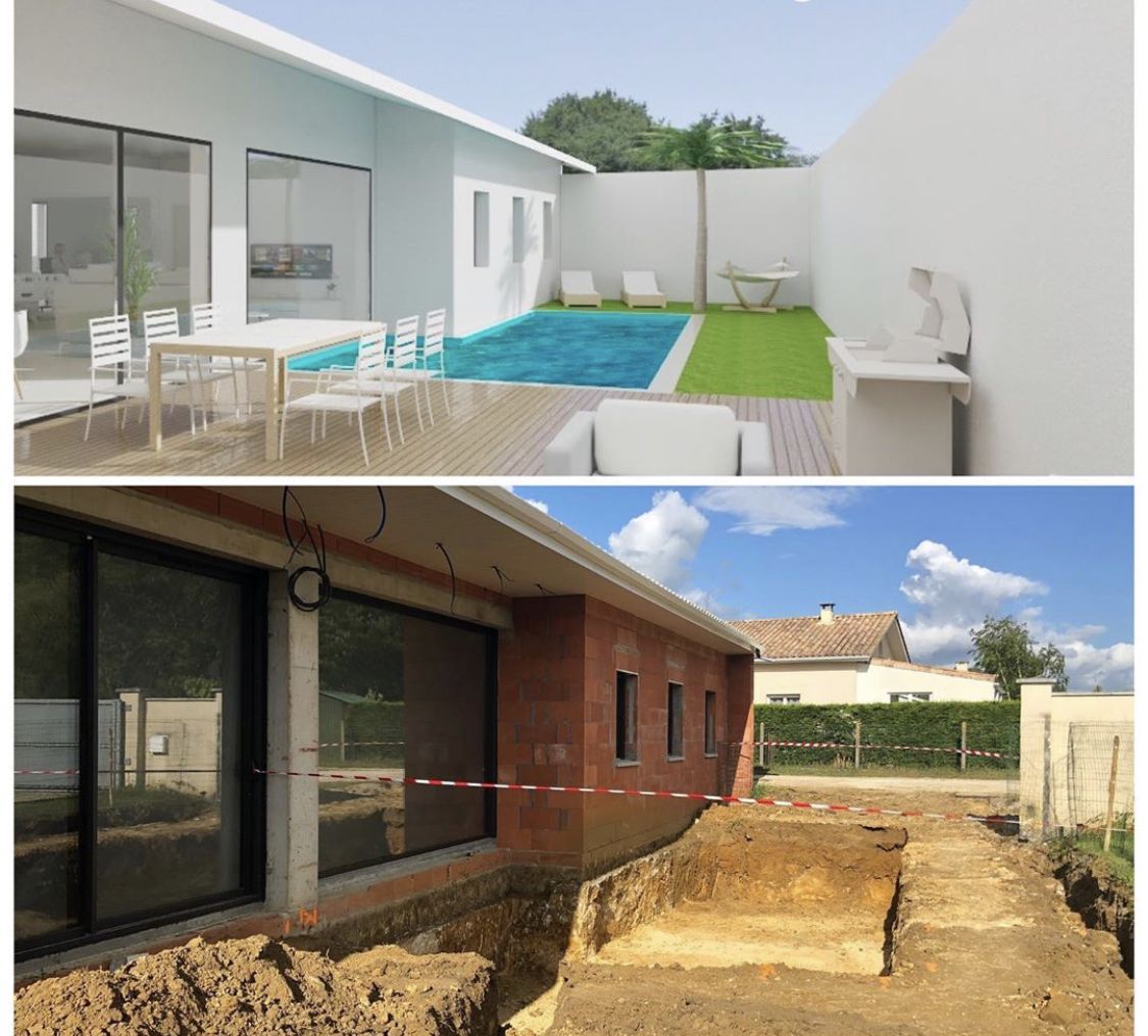 Terrassement de la piscine