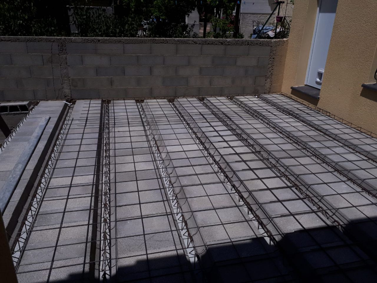 Terrasse en cours (semaine 3)