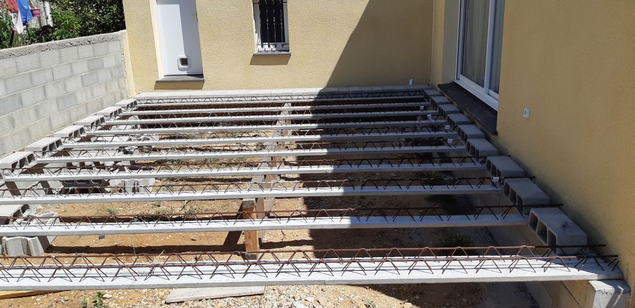 Terrasse en cours (Semaine 2)