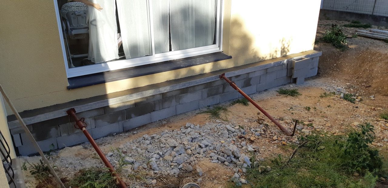 Terrasse en cours (Semaine 1)