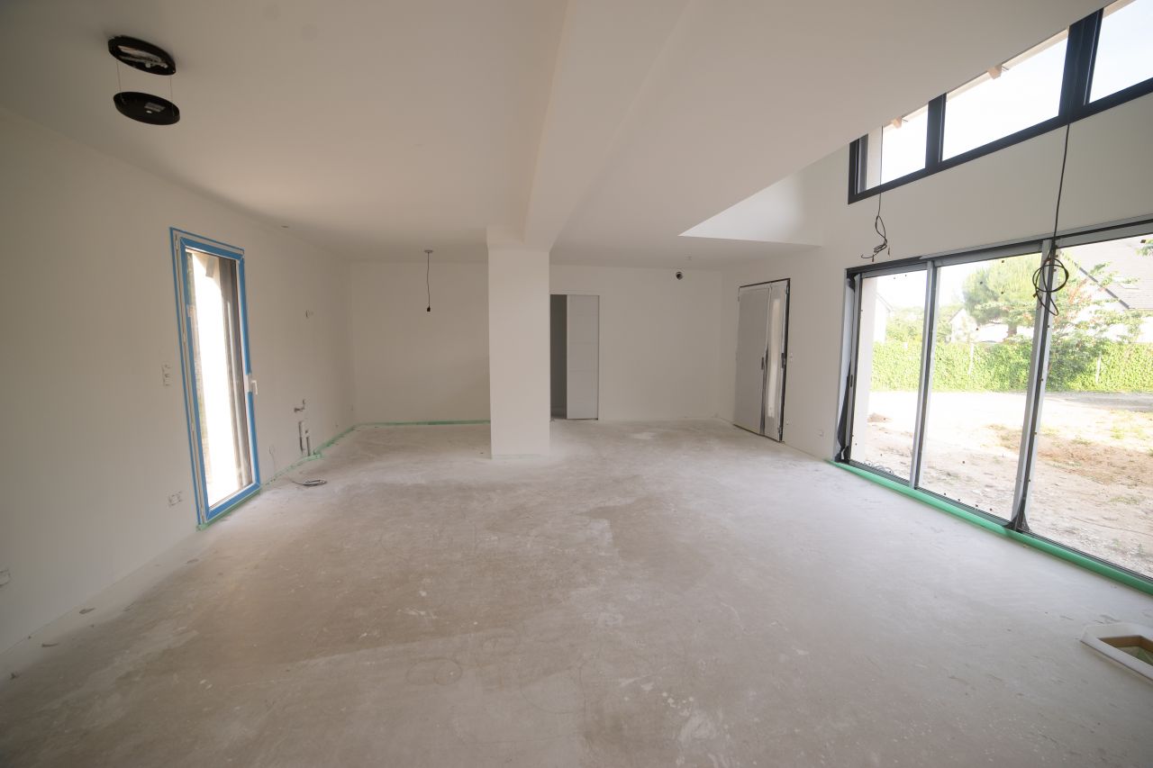 Salon séjour - peinture blanche de toute la maison