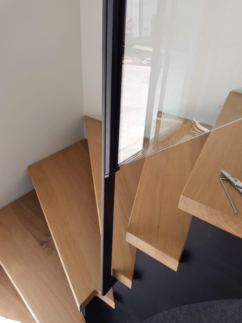 Escalier en place - détails