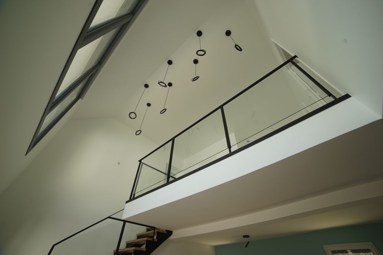 Escalier en place - détails