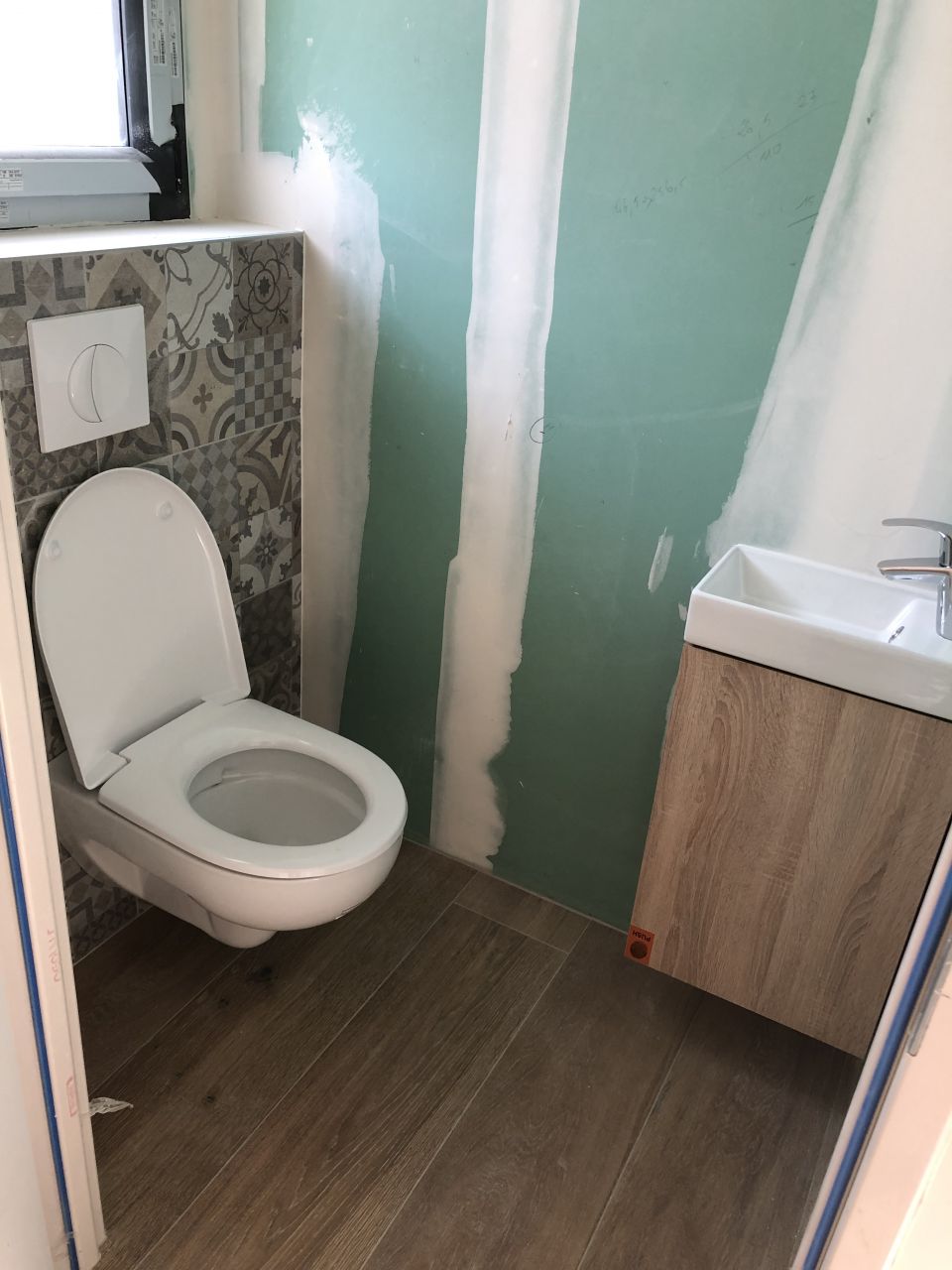 WC suspendus entrée