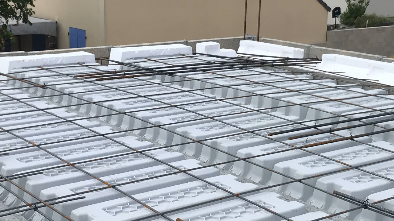 Ferraillage de la dalle haute du rdc