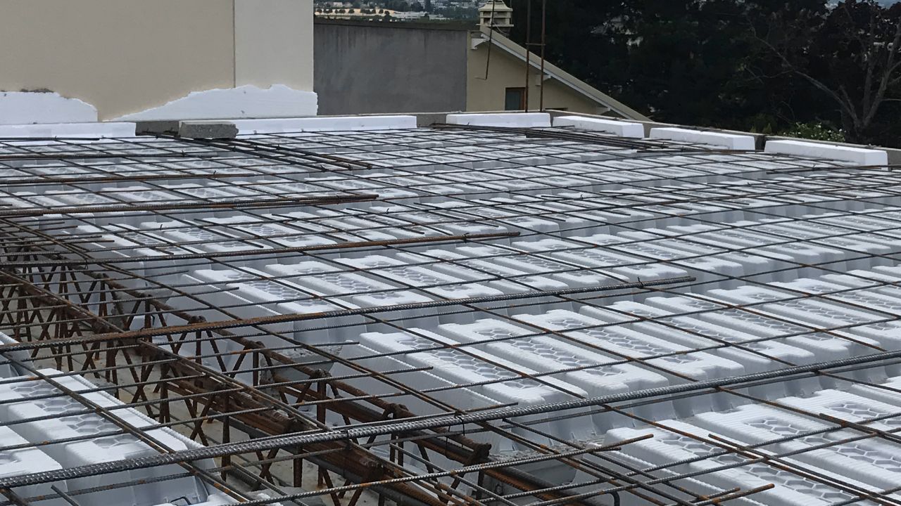 Ferraillage de la dalle haute du rdc