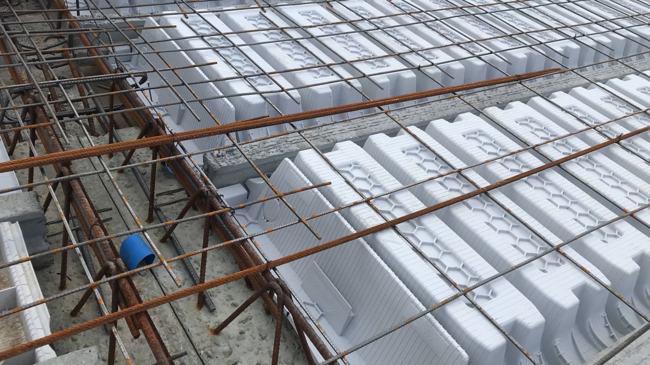 Ferraillage de la dalle haute du rdc