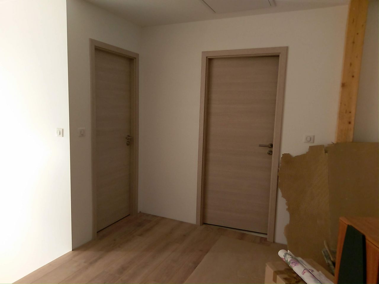 Portes intérieures posées