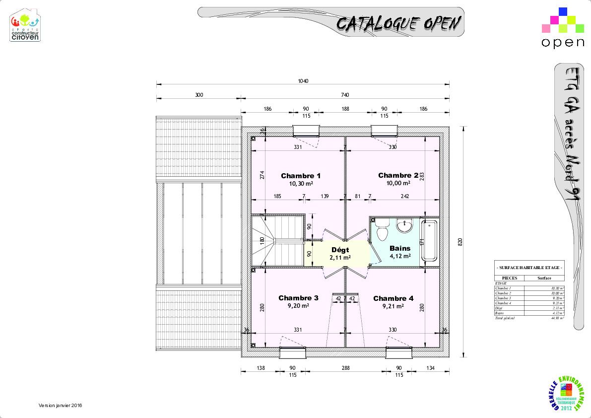 Plan de base du modele