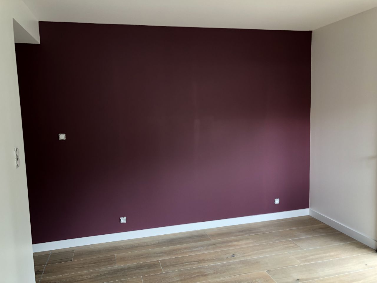 Peinture de la chambre suite parentale