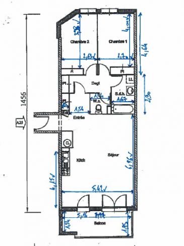 Plan de l'appartement