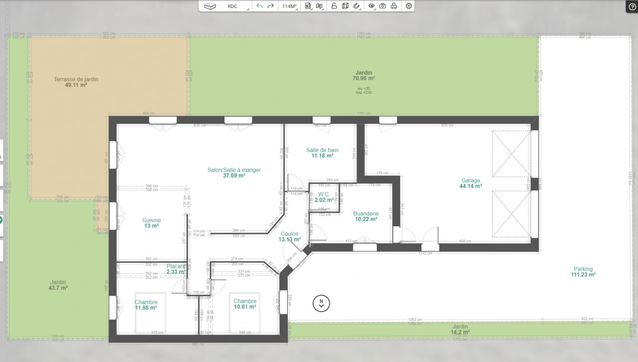 A Plan Interieur Maison En L 22