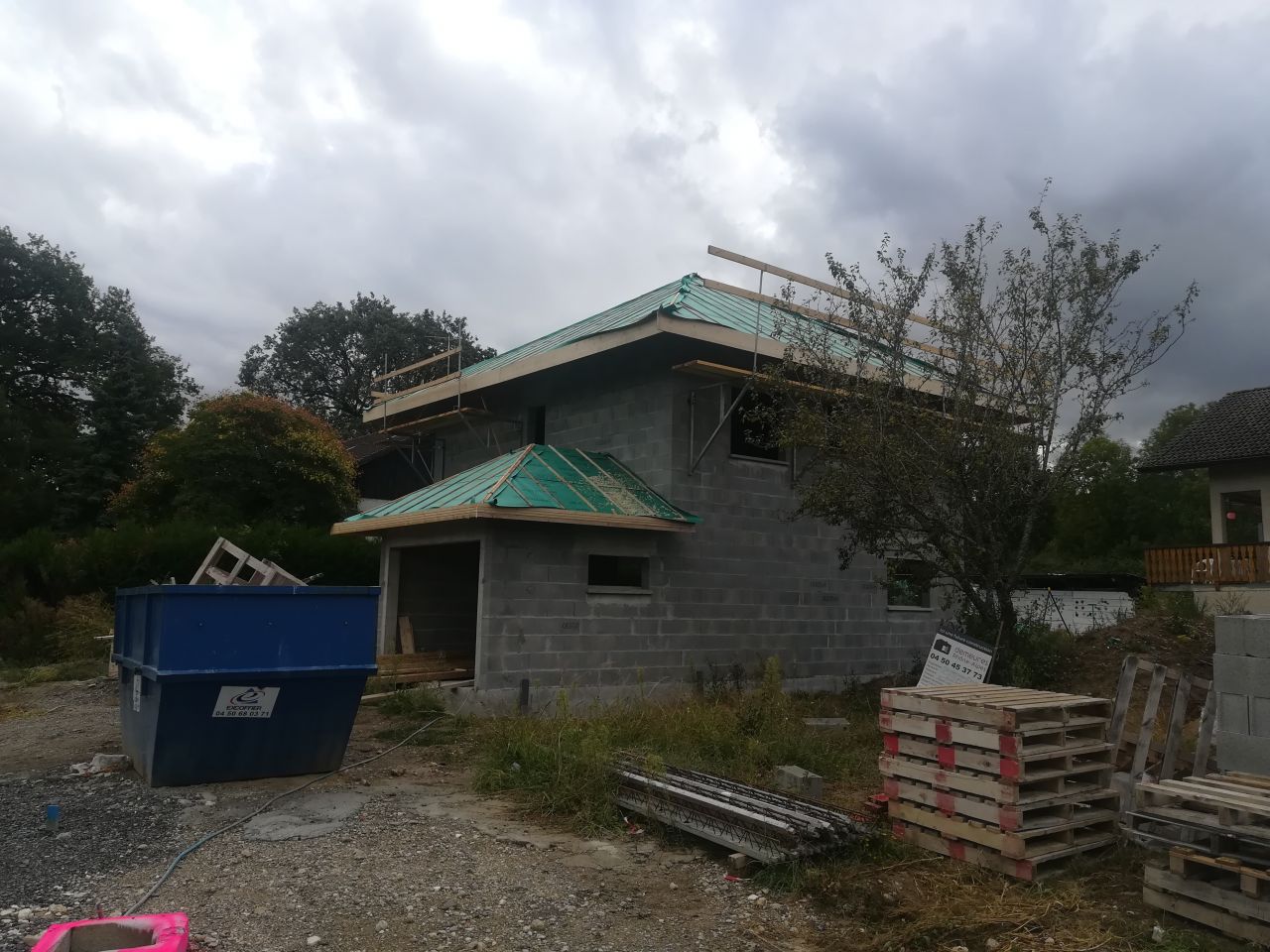 Écran sous toiture sur charpente fermette et traditionnelle (garage)
