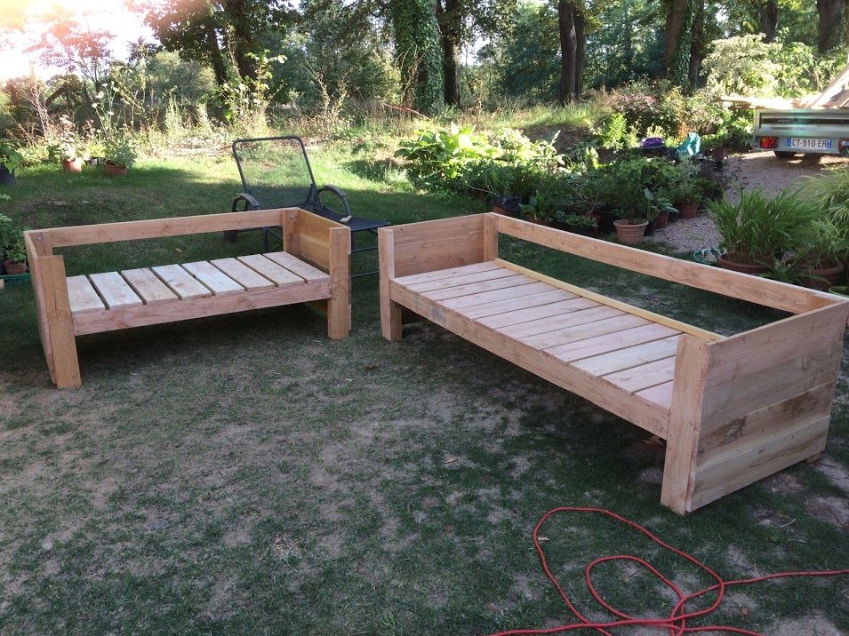 Bois récupéré sur le chantier