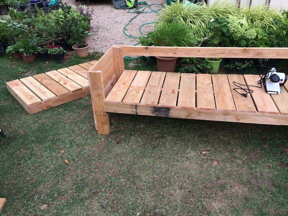 Bois récupéré sur le chantier