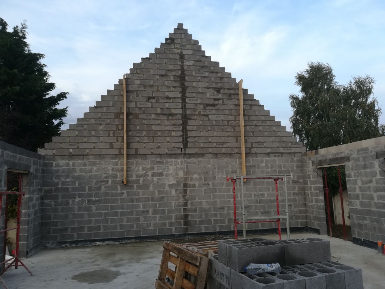 Pignon nord : fini !