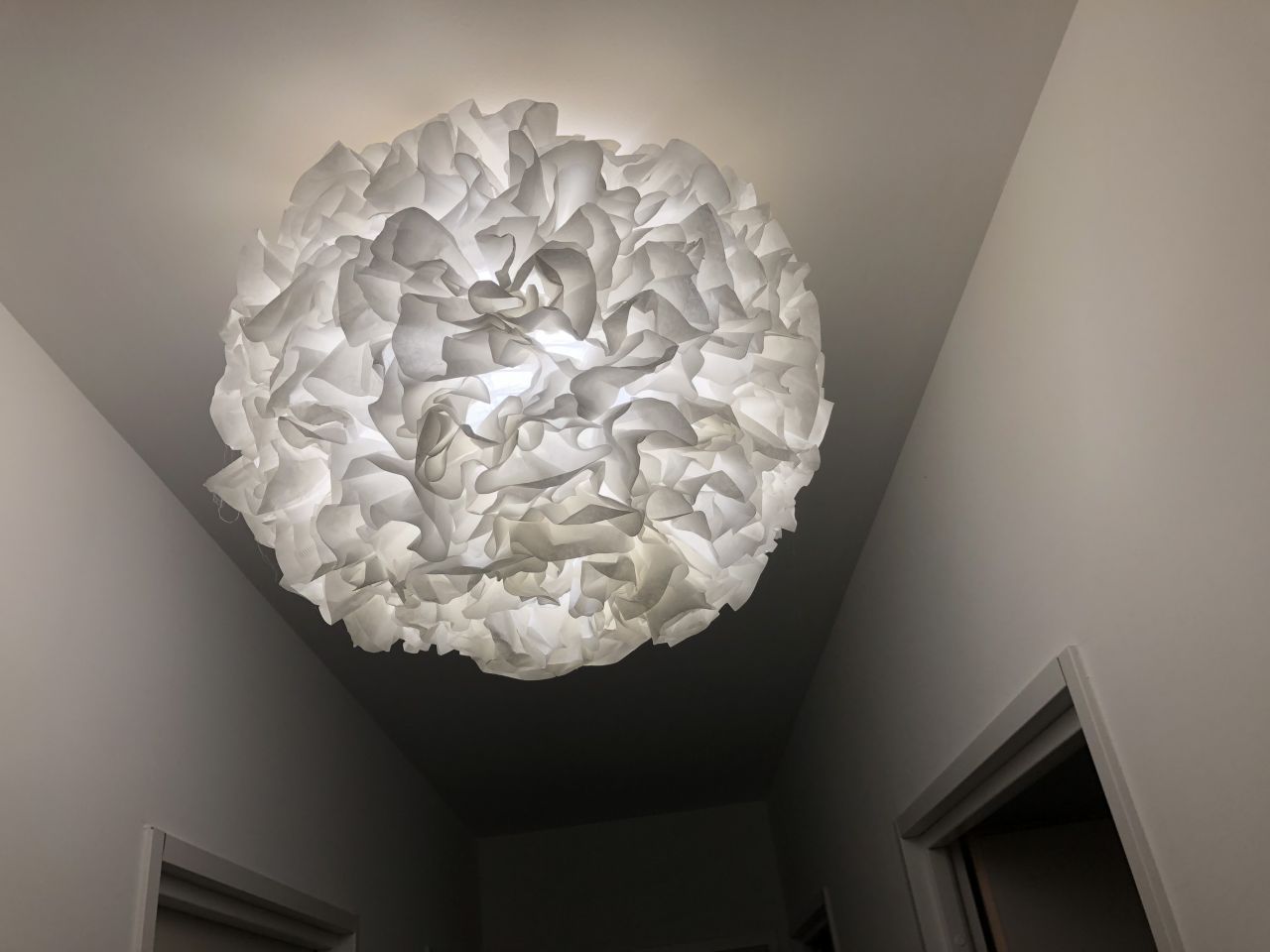 Luminaire DIY fait maison en filtre à café