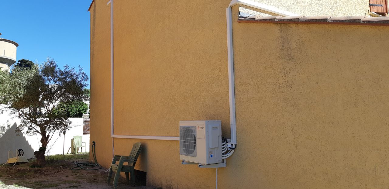 Raccord de toutes les unités sur le mur nord