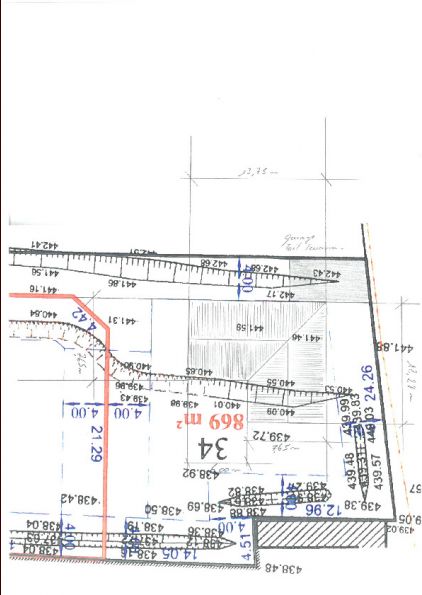 Plan de niveau terrain
