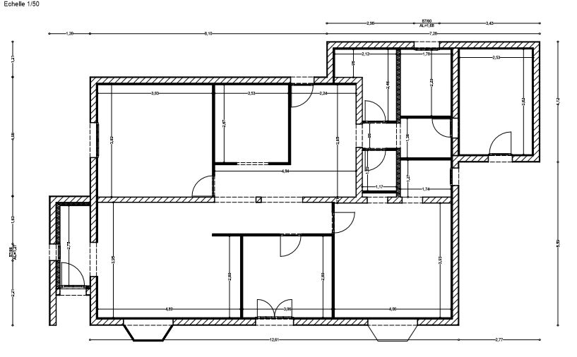 plan existant mtr detaill