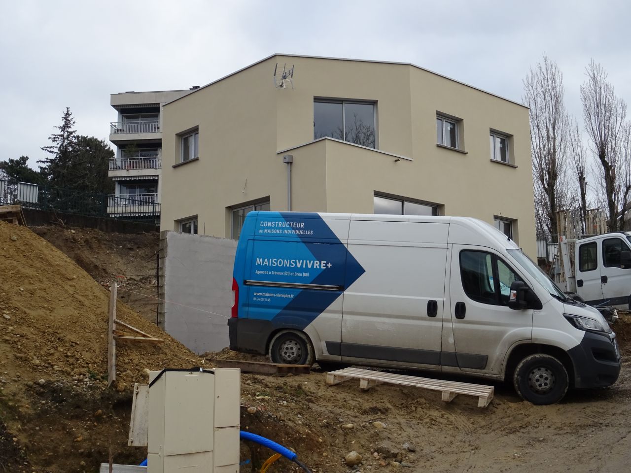 Deuxième couche enduit G20 parex finition grattée