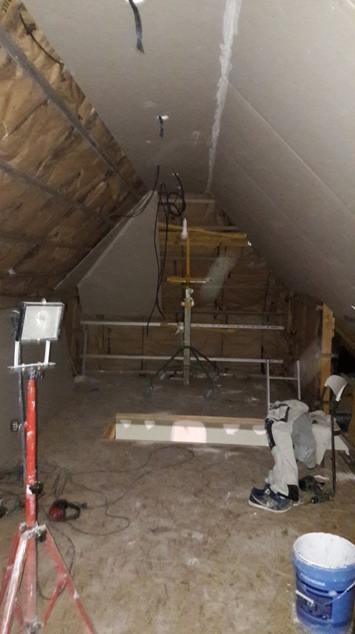 Isolation au dessus du garage